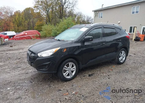 2010 Hyundai Tucson Gls from USA, damaged, VIN KM8JUCAC8AU042134